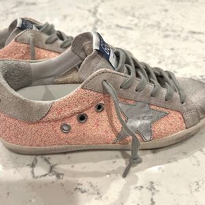 Golden Goose Superstar Pink Crystal embellished Sneakers
